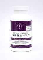 Body Kitchen Collagen - Hair Skin Nails - Biotin, Vitamin C, Hyaluronic Acid, Resveratrol, Bamboo Silica, Advanced Beautifying Di-Peptides