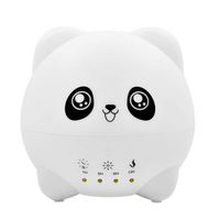 Connoworld 300ml Cartoon Panda Aroma Diffuser Double Spray Low Noise Touch Water Humidifier - White