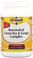Vitacost Resveratrol + Green Tea & Grape Complex - 120 Capsules