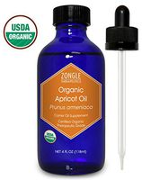 Zongle USDA Certified Organic Apricot Oil, Safe To Ingest, Prunus Armeniaca, 4 OZ