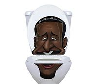 Colin Kaepernick Vinyl Toilet Lid Decal/Sticker Set