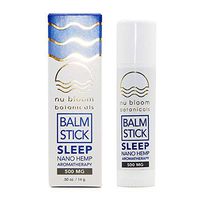 Nu Bloom Botanicals Sleep Aid Hemp Oil - Insomnia and Anxiety Relief - Hemp - Aromatherapy Balm Stick 0.5 oz - 500mg Sleep Hemp Balm Stick - Hemp Oil Extract - Organic Hemp Oil