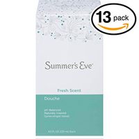 (Pack of 13 Bottles) Summer's Eve Fresh Scent Douche Vinegar & Water, Feminine Wash, 4.5oz Bottles. PH Balanced, Naturally Inspired, Gynecologist Tested (Pack of 13 Bottles, 4.5oz Each Bottle)