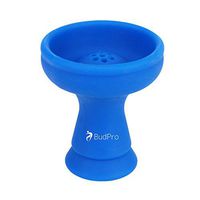 BudPro Hookah Bowl - Phunnel Silicone Type with 7 Holes - Shisha Bowl Blue Color - Right Change for Clay & Ceramic Bowls