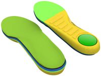 Spenco Kids Polysorb Premium Orthotic Arch Support Shoe Insoles for Children, Youth 7-8