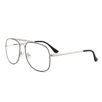 O-Q CLUB Retro Square Style Blue Light Blocking Computer Glasses Reduce Eye Strain Video Eyeglasses for Men Women(Black&Silver)