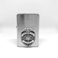 Law Enforcement Thunderbird Vector Pocket Lighter Stainless Steel Single Torch Cigar Lighter – Cigar Cutters by Jim