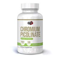 Chromium Picolinate 200mcg 100 Capsules Supplement Essential Trace Mineral Fast Absorption Supports Healthy Metabolism Normal Blood Sugar Levels Helps Weight Loss Decreases Body Fat 3+ Months Supply