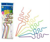 Genuine Krazy Crazy Straws Party Favor Bag Kid Sipping Fun 6pk Equals 36 Total