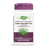 NATURE'S WAY SAW PALMETTO EXTRACT, 60 SGEL-  3  Pack