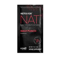 Pruvit Keto//OS NAT CHARGED, BHB Salts Ketogenic Supplement - Beta Hydroxybutyrates Exogenous Ketones for Fat Loss, Workout Energy Boost Through Fast Ketosis. 20 Sachets (Maui Punch)