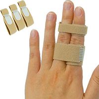 ORANDESIGNE 3 Pack Finger Splints Wraps Trigger Finger Splint Broken Finger Breca Used for Index Middle Pinky Fingers (3 Pack)