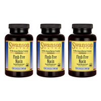 Swanson Flush Free Niacin 500 Milligrams 120 Capsules (3 Pack)