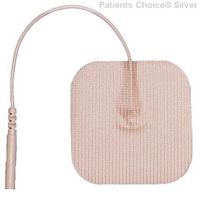 Balego® Patients Choice® Interferential Therapy Silver Tricot 2 in. x 2 in. Square, 4/Pack. Manufactured in The U.S.A. with American Made raw Materials.