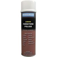 Boardwalk Furniture Polish, Lemon, 19oz Aerosol, 12/Carton