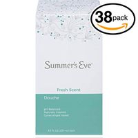 (Pack of 38 Bottles) Summer's Eve Fresh Scent Douche Vinegar & Water, Feminine Wash, 4.5oz Bottles. PH Balanced, Naturally Inspired, Gynecologist Tested (Pack of 38 Bottles, 4.5oz Each Bottle)