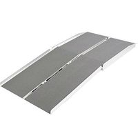 Aluminum Folding Ramps for Wheelchair & Scooter Portable Ramp 5 FT Compact Design Durable Welded - Skroutz Deals