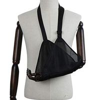Cool Mesh Arm Slings, Black, Medium, 1pcs Dislocation Broken Arm, Breathable Sling, Support Elbow, Brace Shoulder Belt, Protector Wrist Elbow Fracture Sling, Arm Support