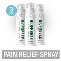 Biofreeze Professional Pain Relief Spray, 4 oz. Aerosol Spray, Colorless, Pack of 3