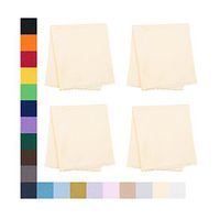 Eyeglass Cleaner Microfiber Cloth - Glasses Cleaner For All Gentle Surfaces, Touchscreens, Smartphones, Camera Lenses, LCD & HD Screens -Cream, 4 Pack- By OptiPlix