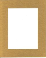 Pack of 5 11x14 Gold Picture Mats with White Core for 8x10 Pictures