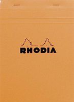 Rhodia Staplebound Orange Graph 6 x 8.25 Notepad - R16200