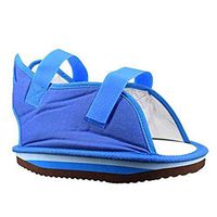 Canvas Surgery Open Toe Shoe with Adjustable Straps - Post-Op Shoe for Men & Women - Walking Shoe for Broken Toe/Foot Fracture 103 (Size : L)