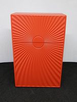 KSI Red Sun Design King Size Push-N-Open Button Cigarette Case