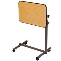 CBHLZ Rolling Tray Table with Swivel Casters, Adjustable Height & Angle, Medical Bedside Table Hospital Food Tray Rolling Desk,for Bed Sofa Hospital Reading Eating