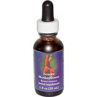 Flower Essence Services Dropper Herbal Supplements, Scarlet Monkey Flower, 1 Ounce