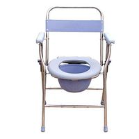 SYTH Bedside Commode Toilet Chair, Folding 2-in-1 Medical Chair, Heavy-Duty 220-pound,Detachable Potty, Suitable for Adults, Seniors, Pregnant Women