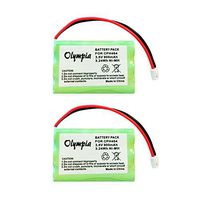 2 Pack Replacement Battery for Graco iMonitor 2796VIB1 Baby Monitor (700mAh, 3.6V, NI-MH)