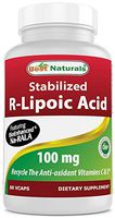 Best Naturals Stabilized R-Lipoic Acid Capsule, 100 mg, 60 Count