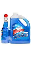 WindexOriginal Glass Cleaner | 32 Ounce (950 ml) Trigger Bottle Plus 5 L (169 Ounce) Refill – Nontoxic – Original Streak-Free Formula