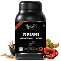 Reishi Immune Health Booster Powered by Reishi Mushroom Extract Ganoderma Lucidum Turmeric Extract Curcumin C3 Reduct® Ashwagandha Extract with Bioperine®