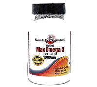 Natural Max Omega 3 EPA Fish Oil 1000mg * 200 Capsules 100% Natural - by EarhNaturalSupplements