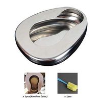 Stainless Steel Bedpans, Adult Home Care Bed Pan, Personal Bidet Bedpan for Bedridden Disabled and Pregnant Woman,A