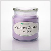 Love Spell 16 oz Decorator Jar Natural Soy Wax Candle