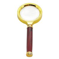 Handheld Magnifier Magnifying Glass with 10X Lens Loupe for Reading Jewelry Craft Map Small Print Super High Clarity Lightweight(S)