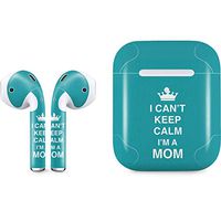 Skinit Decal Audio Skin for Apple AirPods with Wireless Charging Case - Officially Licensed Skinit Originally Designed I Cant Keep Calm Im a Mom Design
