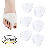 Chanan Bunion Pain Relief and Ball of Foot Cushions Foot Pads to Help Relieve Hallux Valgus, and Forefoot Pain and PedPal for Men and Women - 3 Pairs