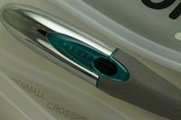 Cross Made in The USA Celestial Blue Chrome Metal Gel Ink Rolling Ball Ion Pen with Kep Clip and Lanyard