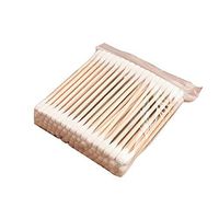 Gracefulvara 100 Pcs Cotton Swabs with Extra Long Wood Handle
