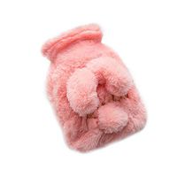 Hot Water Bag Maserfaliw Cute Plush Rabbit Hot Water Bottle Bag Washable Household Winter Hand Warmer - Pink 350ml, Easter Gifts With Everyday Life And Office.