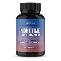 MAV Nutrition Weight Loss Pills Fat Burner for Night Time as Appetite Suppressant and Metabolism Boost, 60 Count