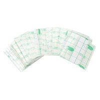 100pcs Waterproof Bandage Roll,Transparent Waterproof Tape PU Film Anti-Allergic Wound Fixing Tape,Transparent Film Roll,Not Irritate and Hurt The Skin(7x8cm)