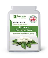 Serrapeptase 80,000 IU Targeted Release 90 Capsules – UK Manufactured to GMP Guaranteed Quality by Prowise Healthcare