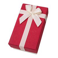 Aoruisier 1pcs Fashion Gift Box Rectangular Packaging Carton Custom 15x9x6cm(Red)