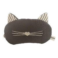 BUYITNOW Cute Cat Sleep Mask Soft Cartoon Blindfold Eyeshade for Women Girls