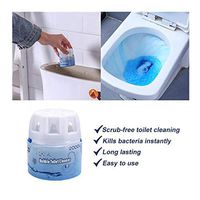 Swyss Automatic Toilet Bowl Cleaner, Toilet Tank and Bathroom Cleaning System Magic Flush Bottled Helper Blue Bubble Amazing (2PC Blue)